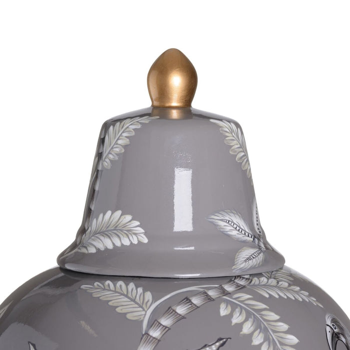 Vază Ceramică Gri Maimuță 30 x 30 x 72 cm