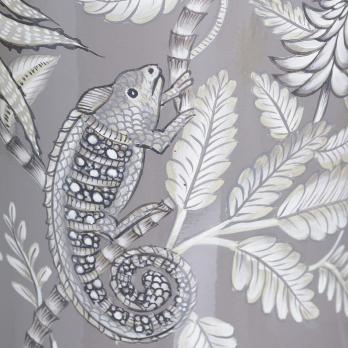 Vază Ceramică Gri Maimuță 30 x 30 x 72 cm