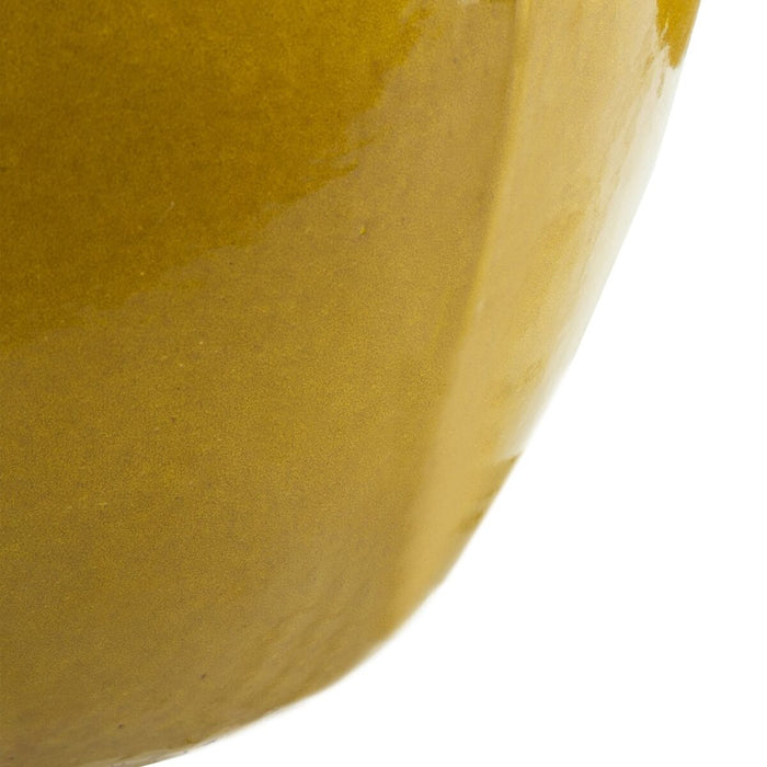 Vază 52 x 52 x 80 cm Ceramică Galben (2 Unități)