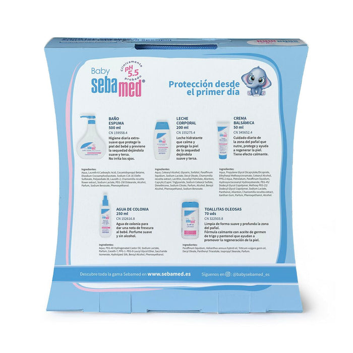 Set Cadou pentru bebeluși Sebamed Canastilla Premium Mochila Sebi Lote 6 Piese