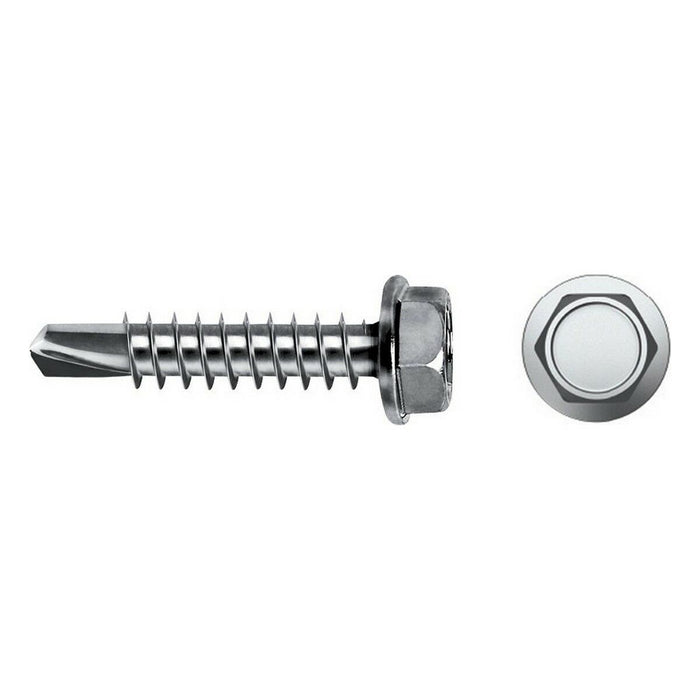 Șurub cu auto-filetare CELO 4,8 x 32 mm Șurub placă metalică 250 Unități Placat cu zinc