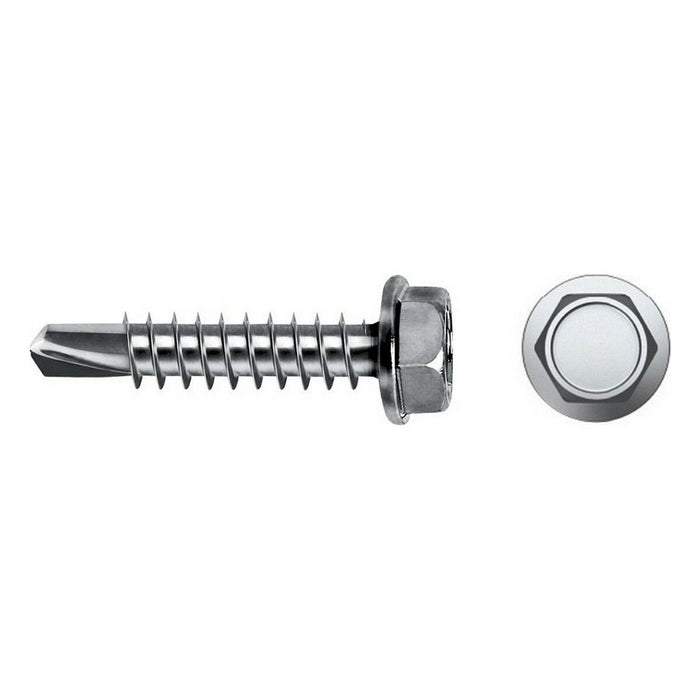 Șurub cu auto-filetare CELO 6,3 x 19 mm Șurub placă metalică 250 Unități Placat cu zinc