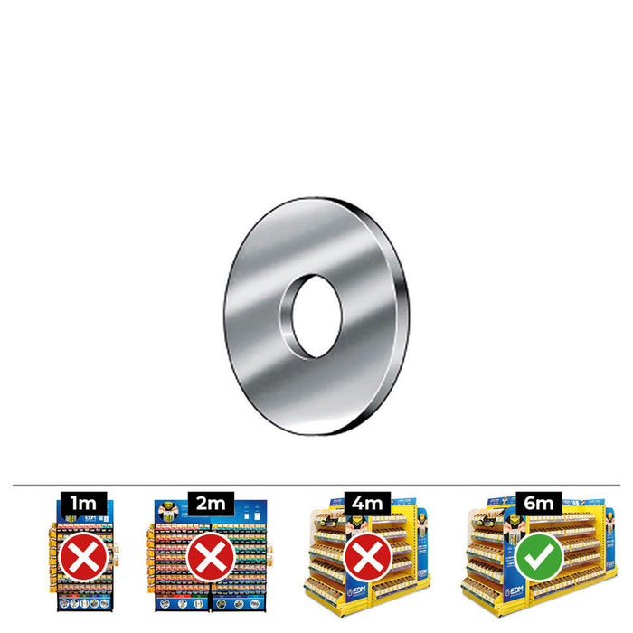 Șaibe CELO din/ref 9021 12 100 Unități Placat cu zinc
