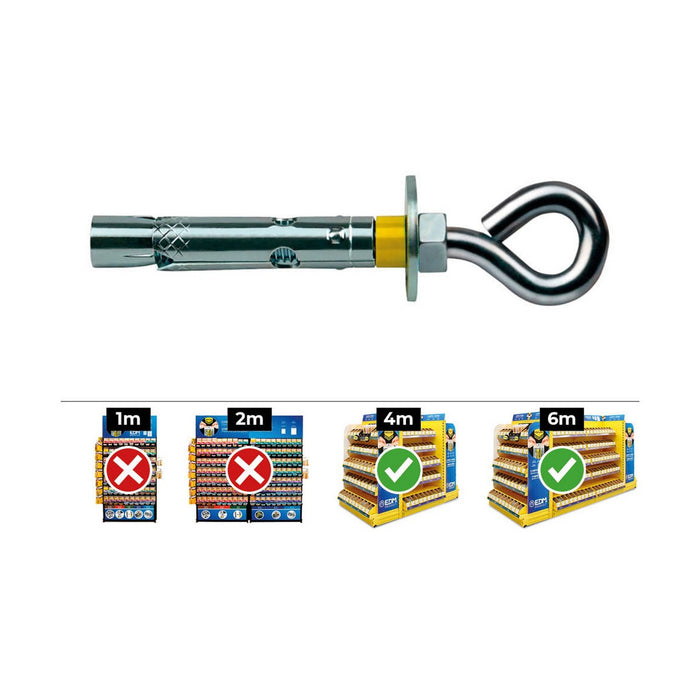 Cutie cu șuruburi CELO Ø 8 X 45 MM 100 Unități Placat cu zinc