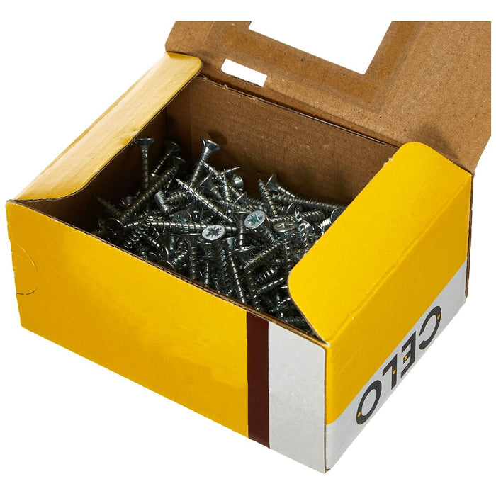 Cutie cu șuruburi CELO VLOX 40 mm Placat cu zinc (200 Unități)