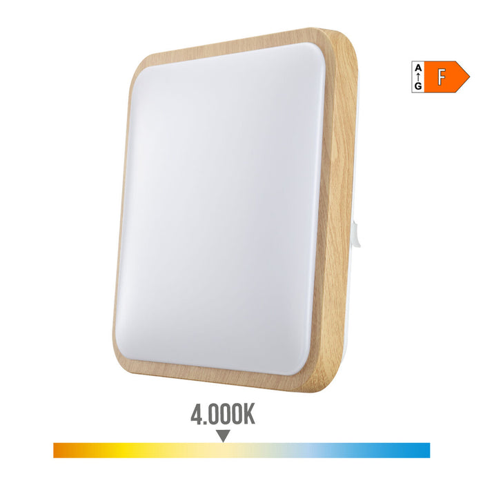 Lumina de tavan cu LED EDM Pătrat Suprafață F 18 W 1820 Lm (4000 K)