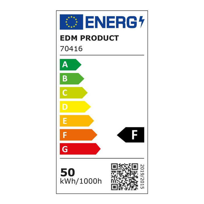 Proiector Spotlight EDM Black Series 50 W 6400 K 24 x 21 x 34 cm