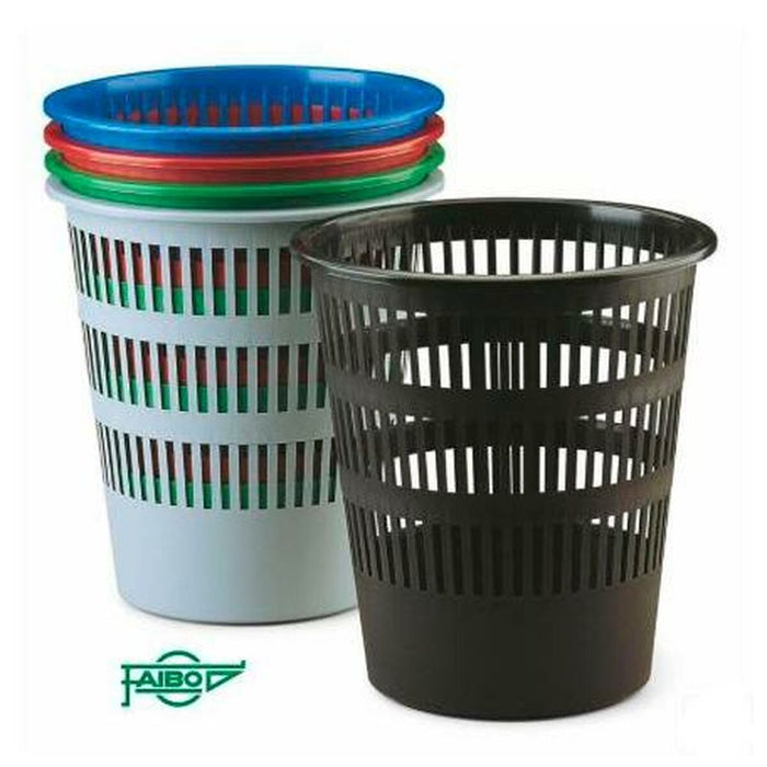 Coș de gunoi pentru hârtie Faibo Multicolor polipropilenă 12 L (9 Unități)