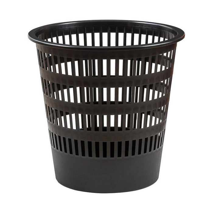 Coș de gunoi pentru hârtie Faibo Grilă Negru polipropilenă Plastic 16 L 16 L