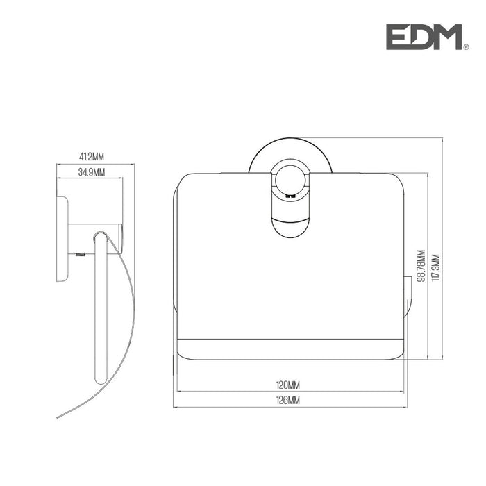 Suport pentru Role de Hârtie Igienică EDM