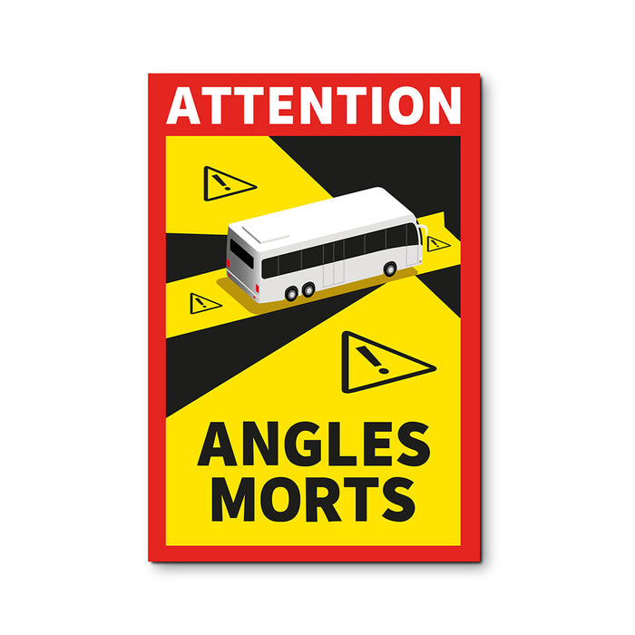 Abțibilduri EDM Angles Morts Autobuz 3 Unități 17 x 25 cm