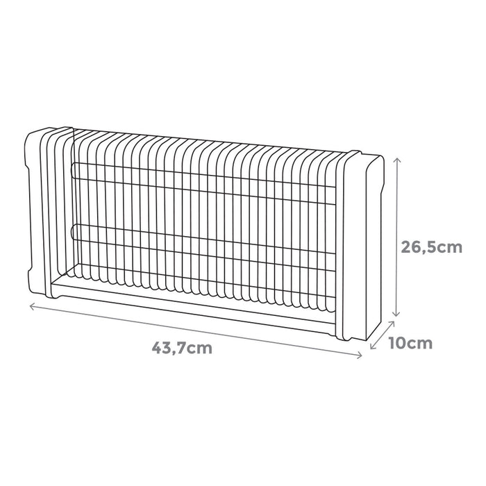 Aparat Electric Anti-ţânţari EDM Negru (43,7 x 10 x 26,5 cm)