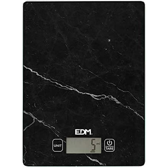 cântarul de bucătărie EDM Negru 5 kg (14 x 19.5 cm)