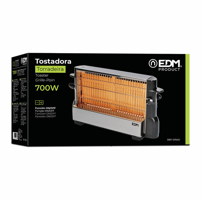 Prăjitor de Pâine EDM 700 W Cromat