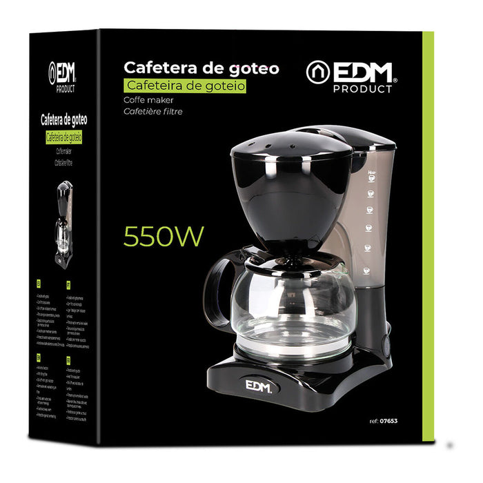 Cafetieră cu Filtru EDM 550 W 6 Cești