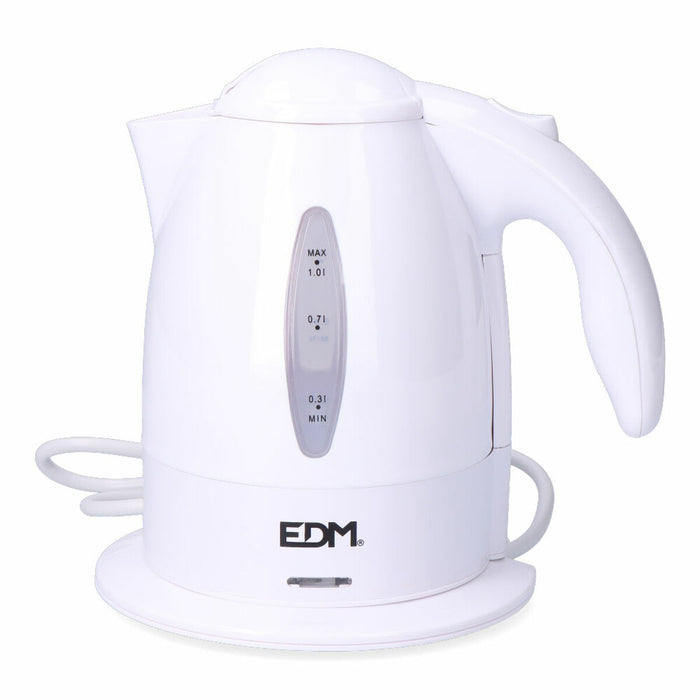 Fierbător EDM Alb Multicolor polipropilenă 2200 W 1 L