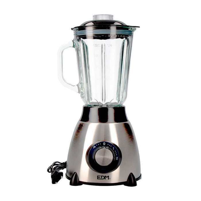 Mixer cu Pahar EDM Negru 550 W 1,5 L