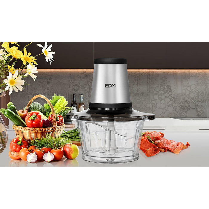 Tocător EDM 07791 Oțel inoxidabil 350 W 1,8 L