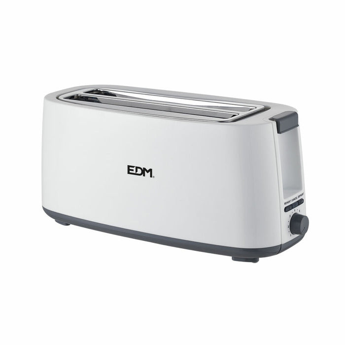 Prăjitor de Pâine EDM White Design Slot dublu 1400 W