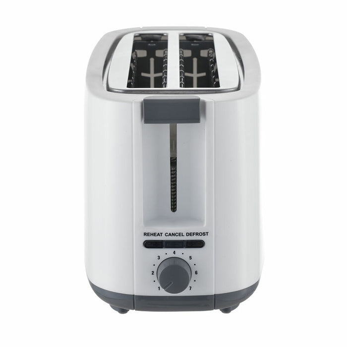 Prăjitor de Pâine EDM White Design Slot dublu 1400 W