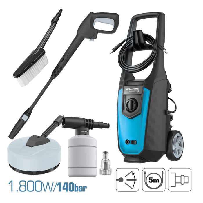 Utilaj de Hidrocurățare Koma Tools 1800 W 220-240 V 140 bar