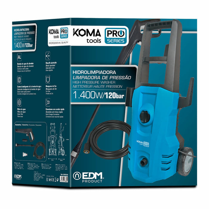 Utilaj de Hidrocurățare Koma Tools 1400 W 120 bar