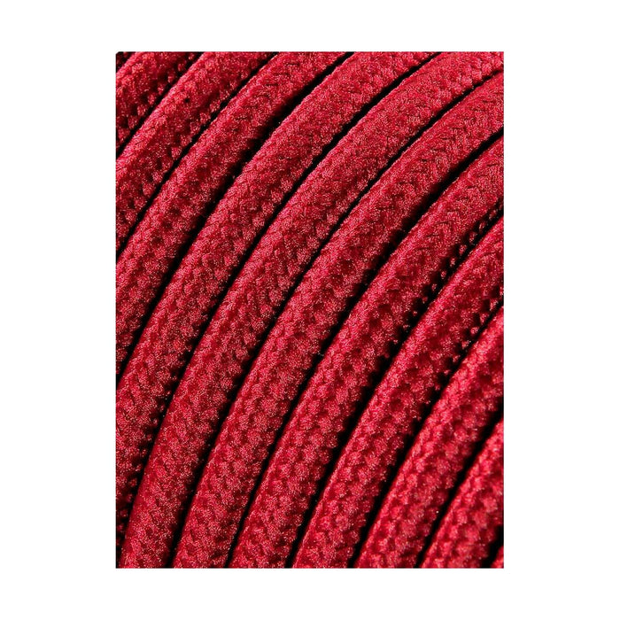 Cablu EDM C08 2 x 0,75 mm Bordo Textilă 5 m