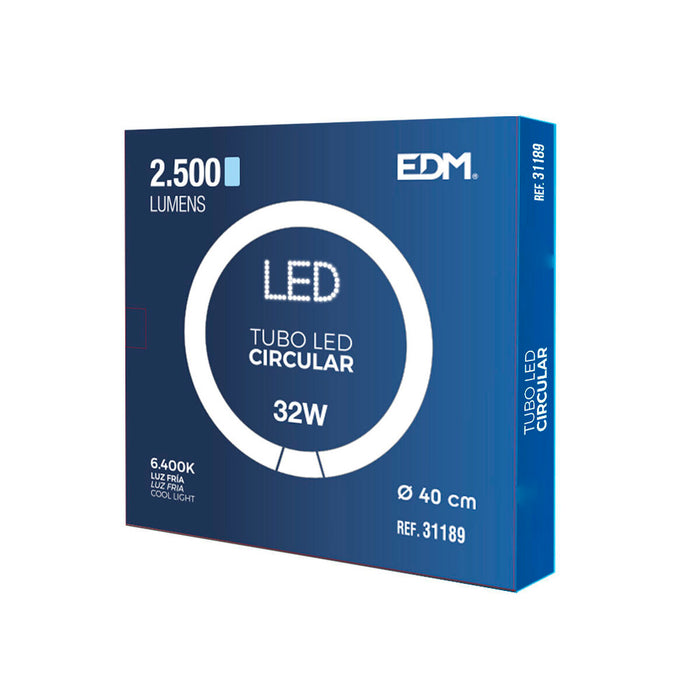 Tub LED EDM Circular G10Q F 32 W 3400 Lm Ø 40 cm (6400 K)