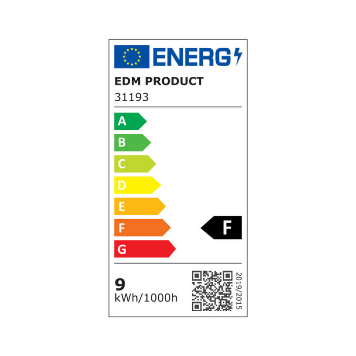 Tub LED EDM F 9 W T8 850 Lm Ø 2,6 x 60 cm (3000 K) (3200 K)