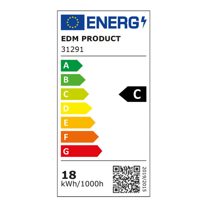 Tub LED EDM T8 18 W 2900 Lm 6500 K C Ø 2,6 x 120 cm