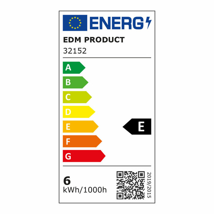 Lampă de perete EDM Plastic 6 W 220-240 V 200 Lm 23 x 10 x 6,5 cm
