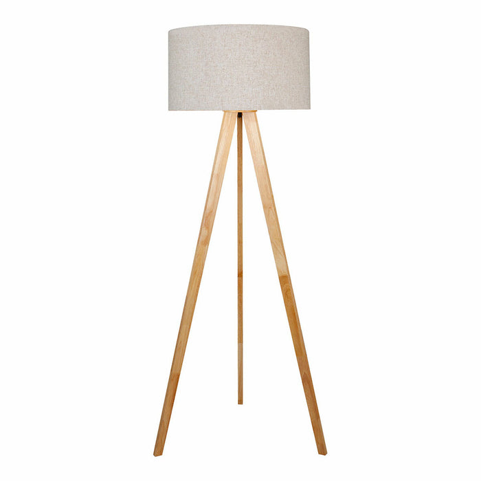 Lampă cu Picior EDM 32159 Lemn Pânză 50 x 150 cm E27