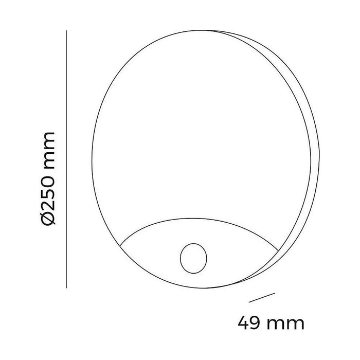 Aplică LED EDM 1850 Lm Alb Multicolor 15 W 1250 Lm (4000 K)