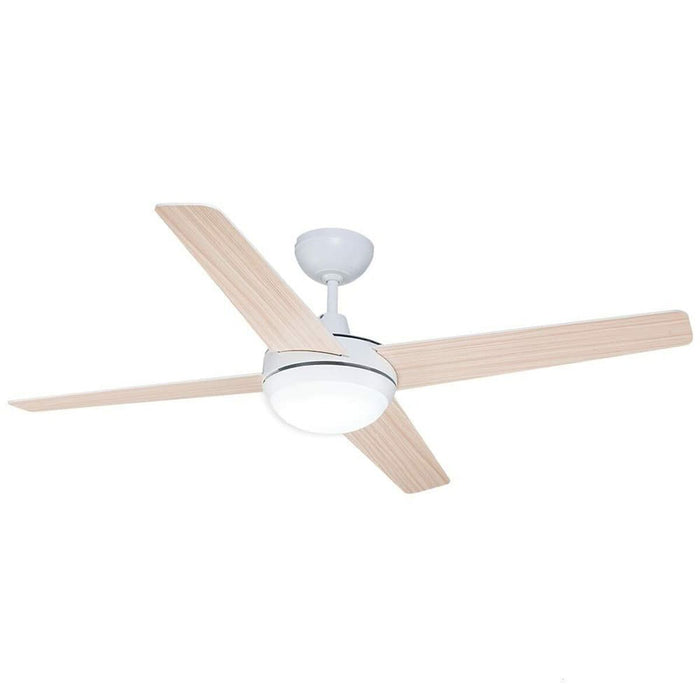 Ventilator de Tavan cu Lumină EDM Chukotka Alb 28 W Ø 132 cm