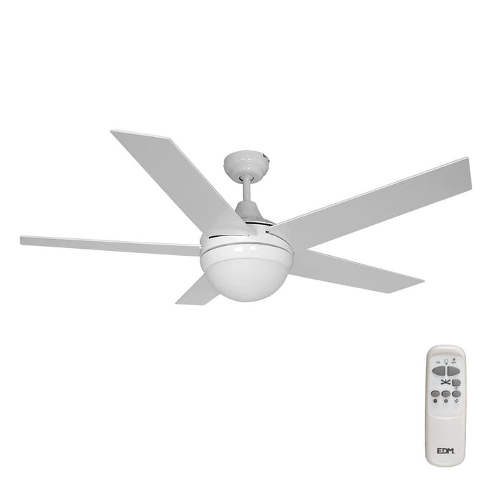 Ventilator de Tavan cu Lumină EDM 33988 Adriatico Alb 60 W