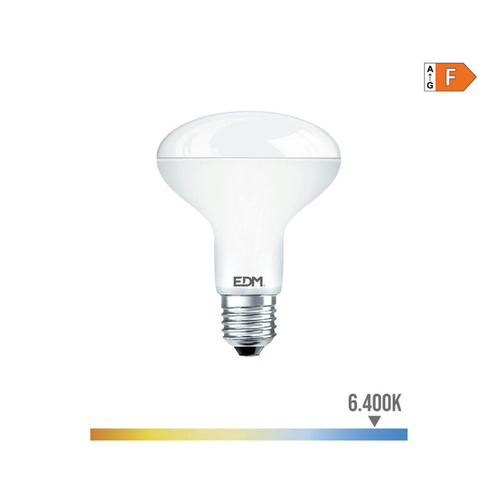 Bec LED EDM Reflector F 12 W E27 1055 lm Ø 9 x 12 cm (6400 K)
