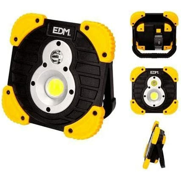 Lanternă LED EDM XL Reflector Reîncărcabil/ă Galben 15 W 250 Lm