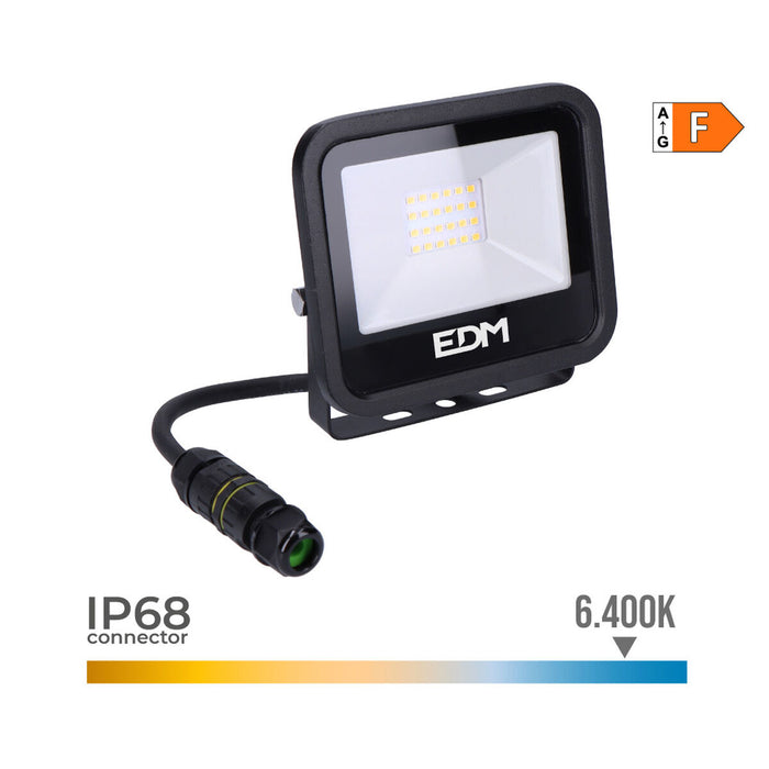 LED spotlight EDM Black Series 1520 Lm 20 W 6400K