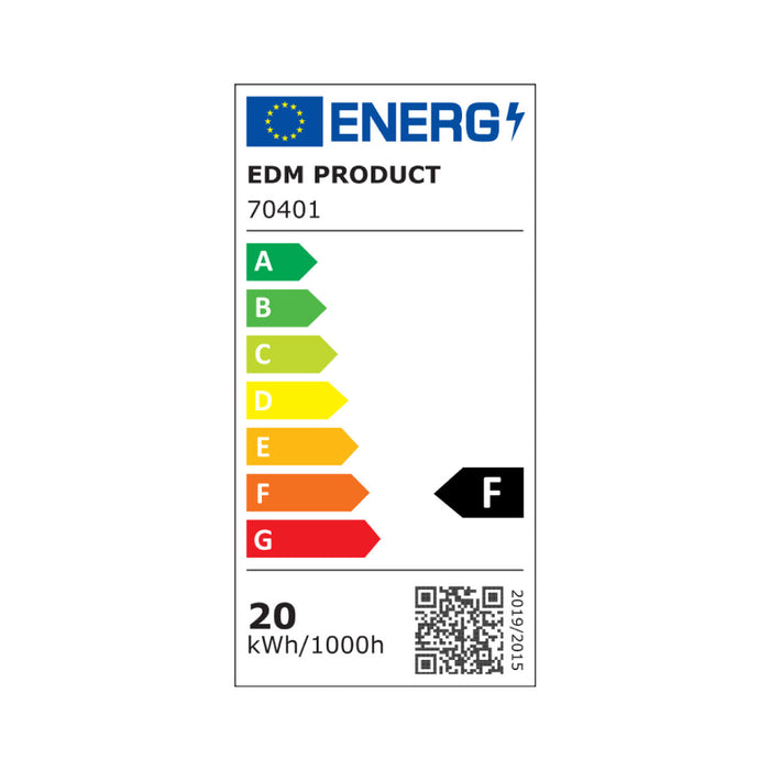 LED spotlight EDM Black Series 1520 Lm 20 W 6400K