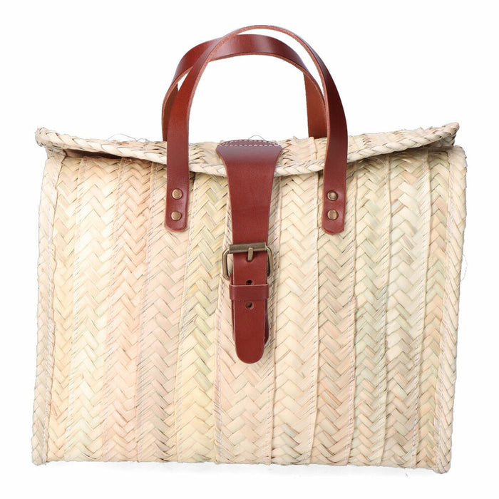 Servietă EDM Milan Frunză de palmier Cataramă Piele 32 x 26 cm