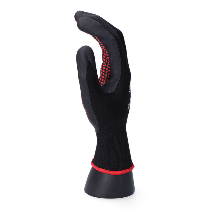 Mănuși de Lucru EDM Nitril Metal Industrial Negru Lycra