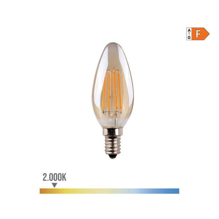 Bec LED EDM F 4,5 W E14 400 lm 3,5 x 9,8 cm (2000 K)