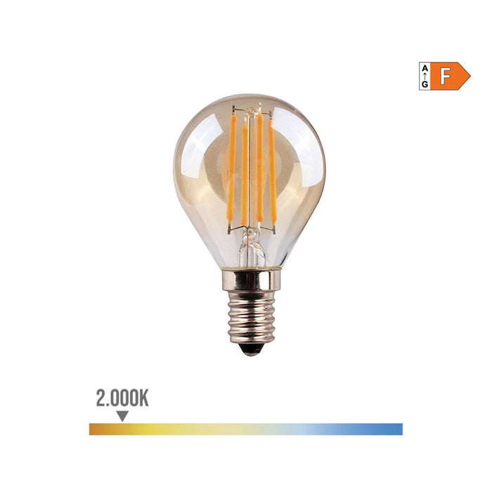 Bec LED EDM Vintage F 4,5 W E14 350 lm 4,5 x 7,8 cm (2000 K)