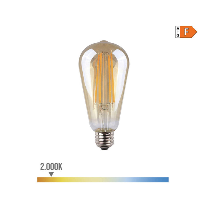 Bec LED EDM F 6 W E27 500 lm 6,4 x 14,2 cm (2000 K)