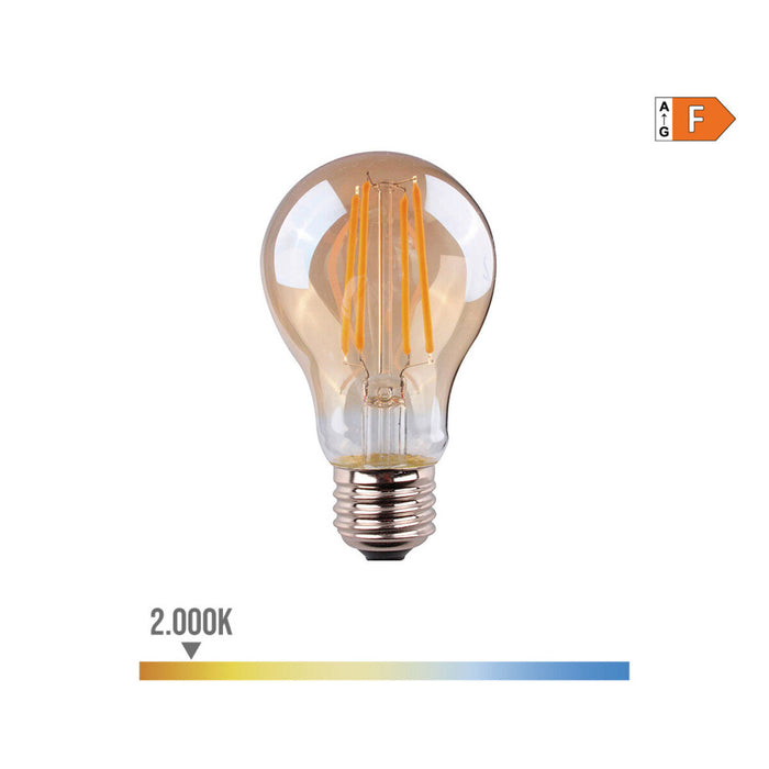 Bec LED EDM F 6 W E27 500 lm 6 x 10,6 cm (2000 K)