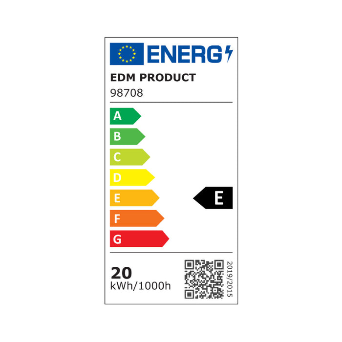 Bec LED EDM E 20 W E27 2100 Lm Ø 6,5 x 12,5 cm (6400 K)