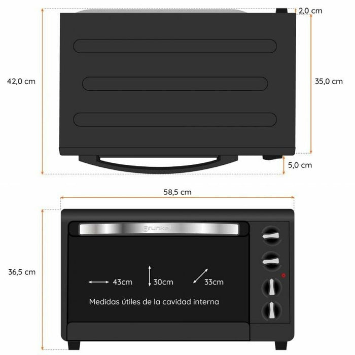 Aragaz de camping Grunkel HR-48RMRUSTI 2000 W