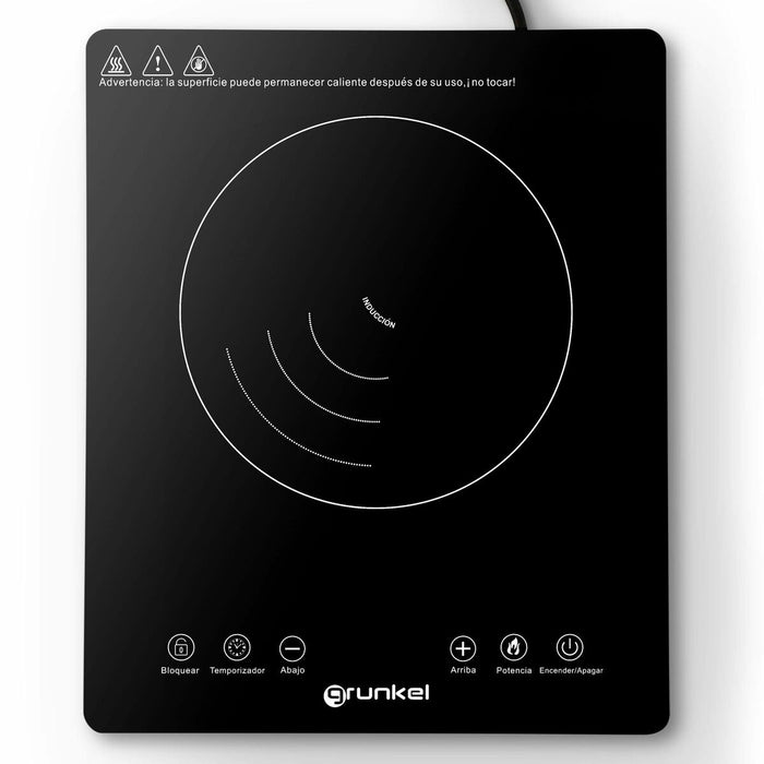 Plită cu Inducție Grunkel PIN-2000 2000 W Panou tactil