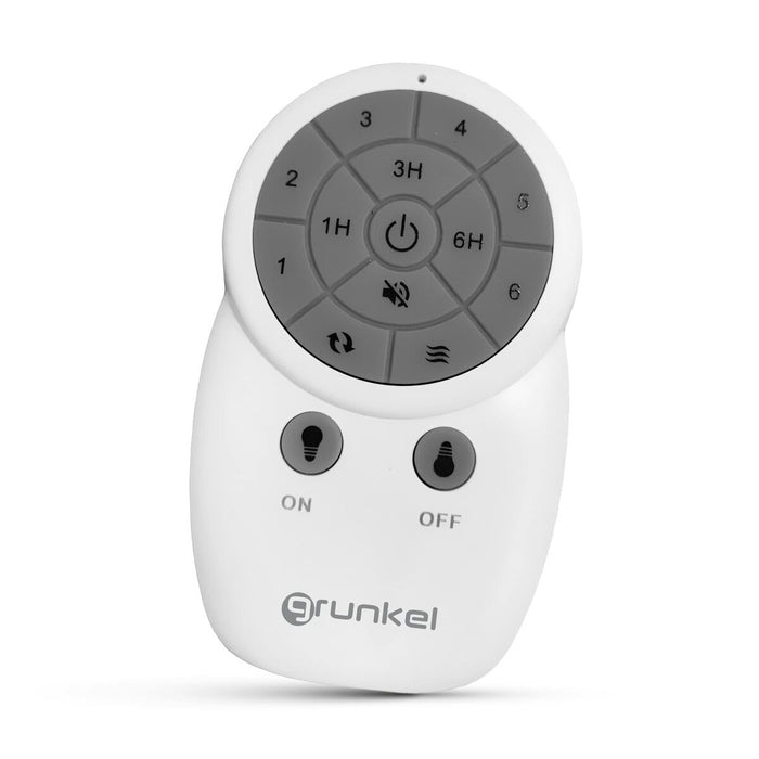 Ventilator de Tavan cu Lumină Grunkel Alb 24 W