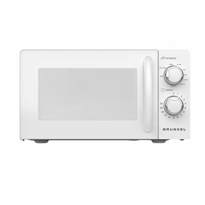 Cuptor cu microunde cu Grill Grunkel Alb 700 W 20 L
